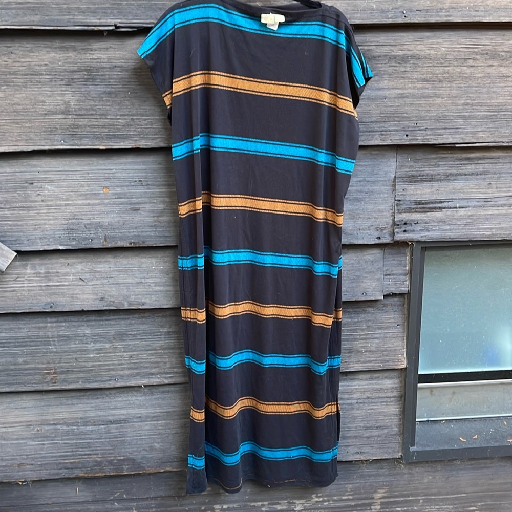 “Multiples” vintage knit dress by Sandra Garratt free size 1980s vintage dress